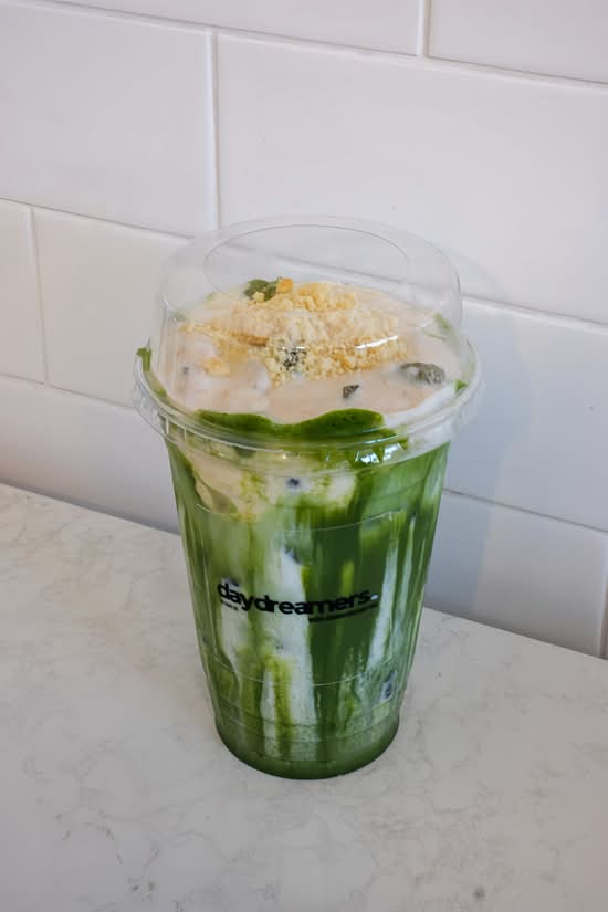 banana pudding matcha