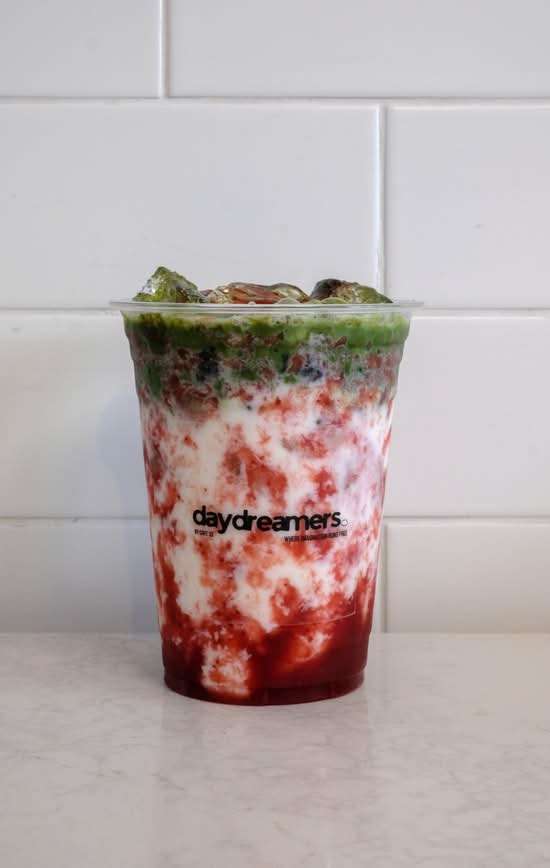 Strawberry matcha