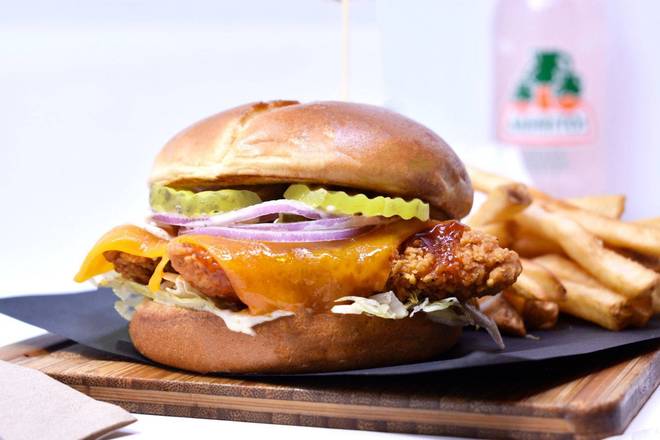 Mighty Zinger Burger (Fried Chicken Sandwich)