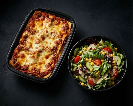 Lasagna + Salad 🍝🥗