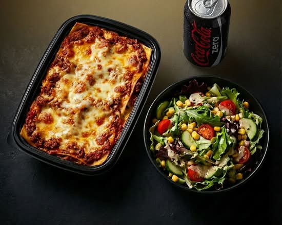 Lasagna + Salad + Pop 🍝🥗🥤