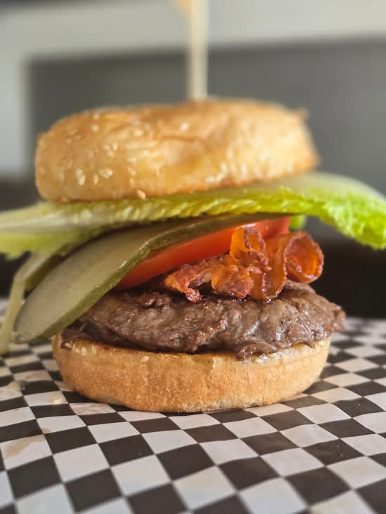 The Hills Burger with Fries
