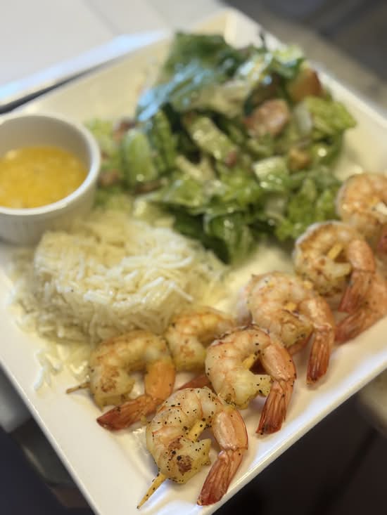 1 skewer Grilled Shrimp Meal