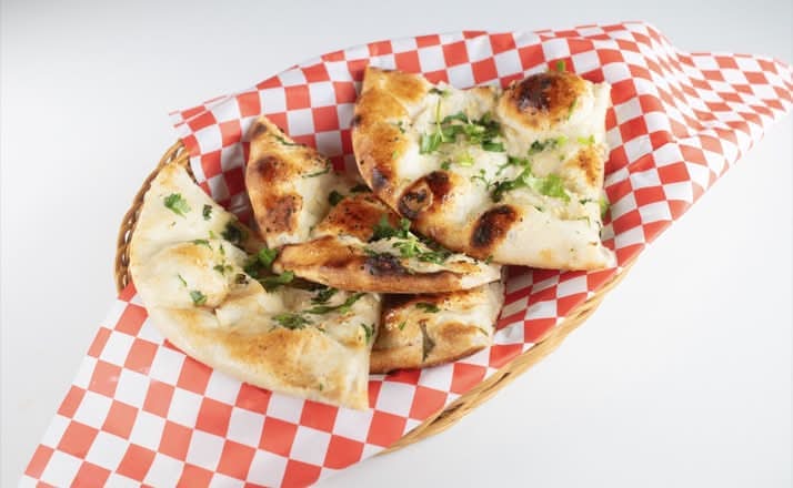 Cheesy Garlic Naan