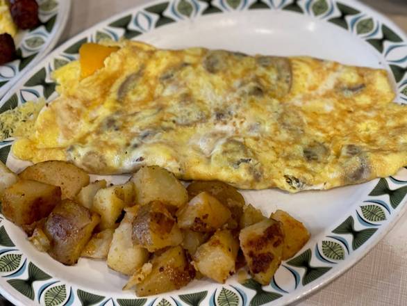 Mushroom & Real Cheddar Cheese Omelette
