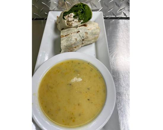 Goat Cheese Chicken Wrap