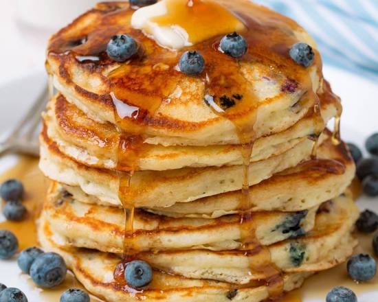 Blueberry pancakes