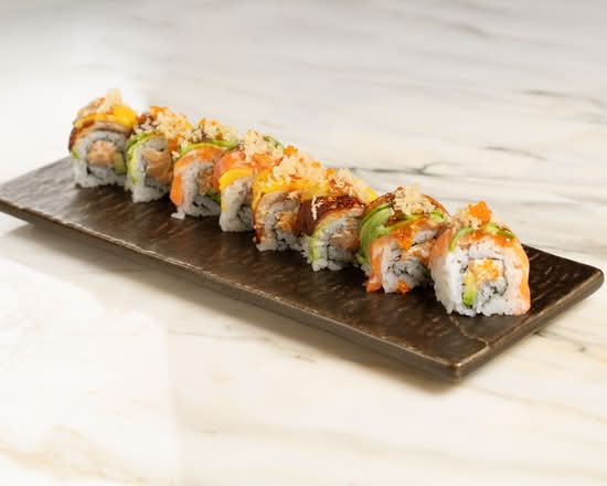 Rainbow Unagi Roll