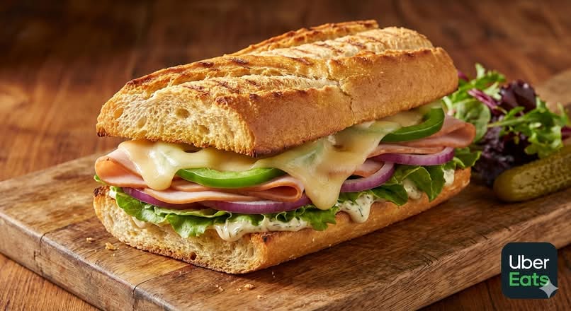 Ham & Swiss Panini