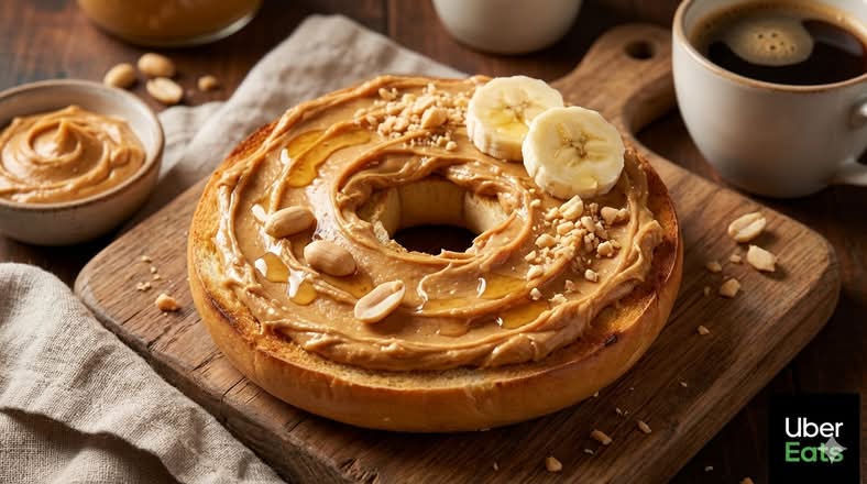 Bagel with Peanut Butter