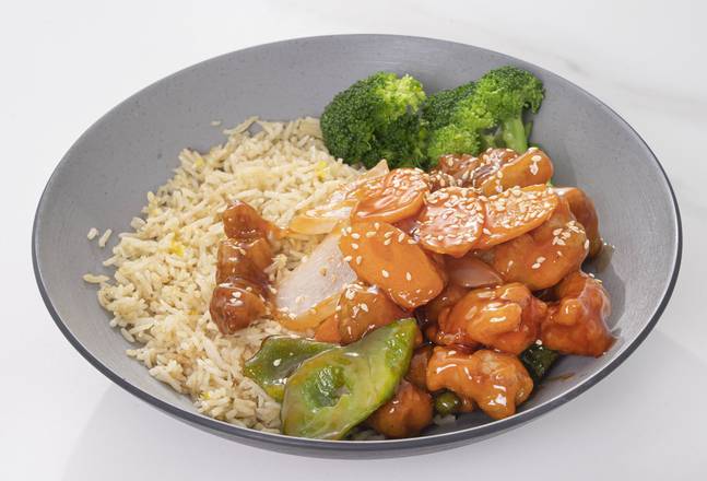 Sweet & Sour chicken Rice Bowl Or Noodle