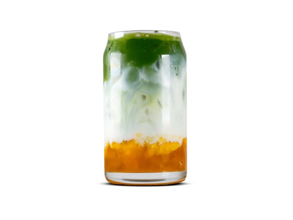 Mango Iced Matcha Latté