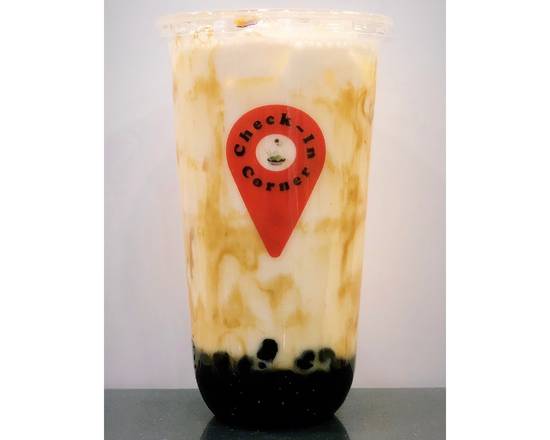 107 Brown Sugar Latte w. tapioca (Sữa tươi đường đen)