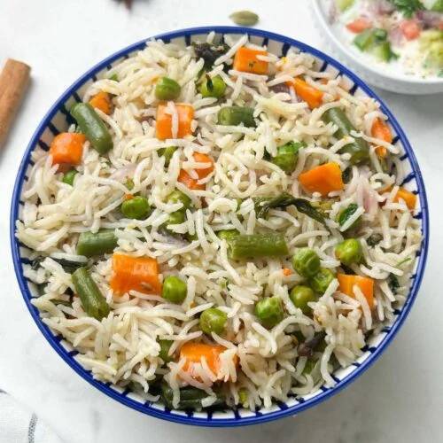 Pulao aux légumes / Vegetable Pulao
