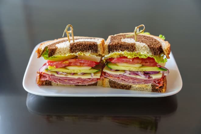 Pastrami & Swiss Sandwich