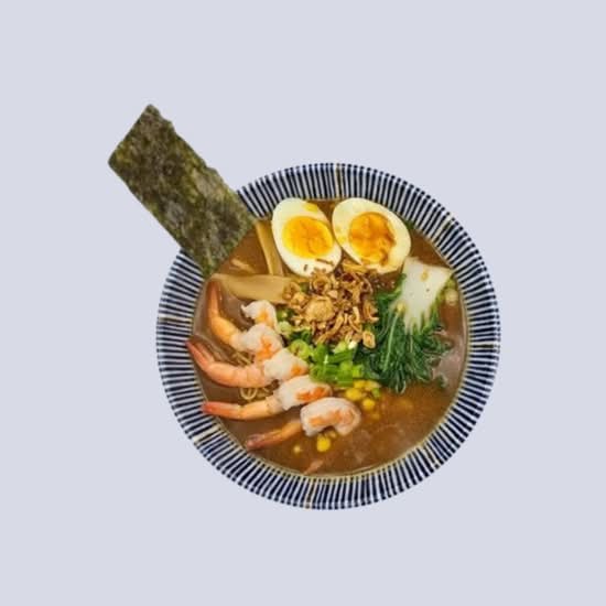 Sapporo miso crevettes
