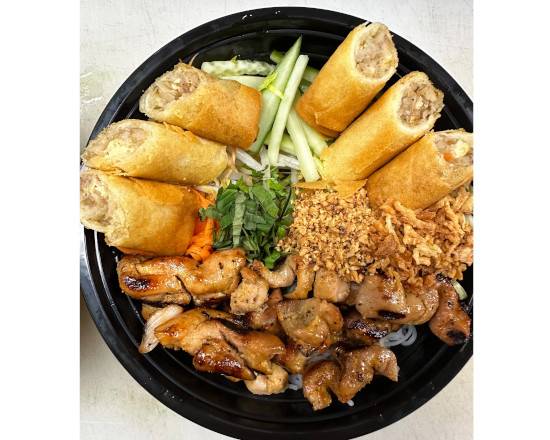 V4- Grilled Chicken with Spring Roll