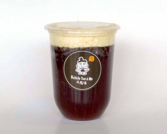 Black Tea on Cheese Foam