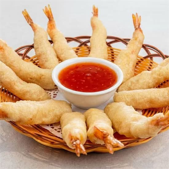 Breaded Shrimp in Sweet and Sour Sauce