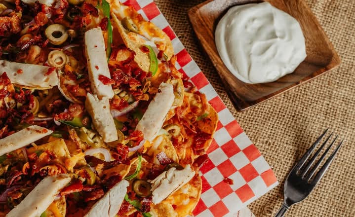 Nachos Poulet et Bacon / Chicken Bacon Nachos