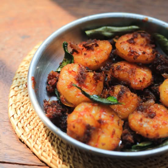 Prawn Pepper Fry