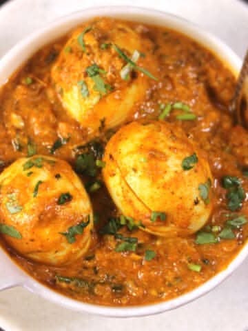 North Indian Onion Gravy Egg Masala