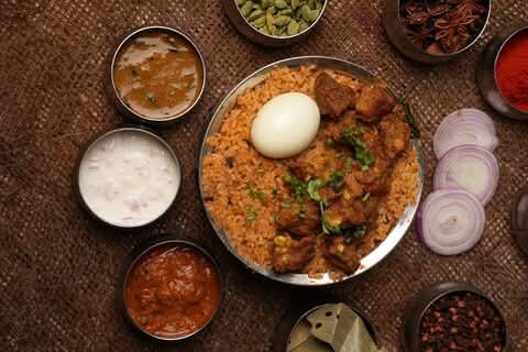 Mutton Chukka Biriyani