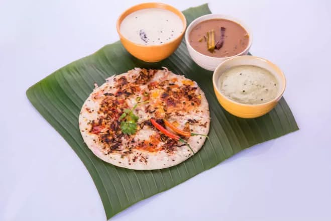 Chili Onion Uttappam 🌶