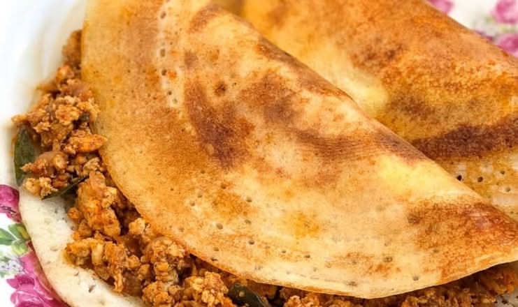 Special Chicken Keema Dosa 🌶
