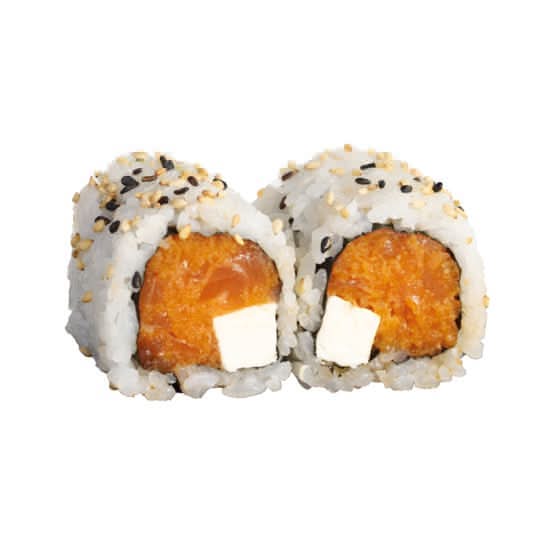 Spicy Salmon & Cream Cheese Roll (6 pcs)