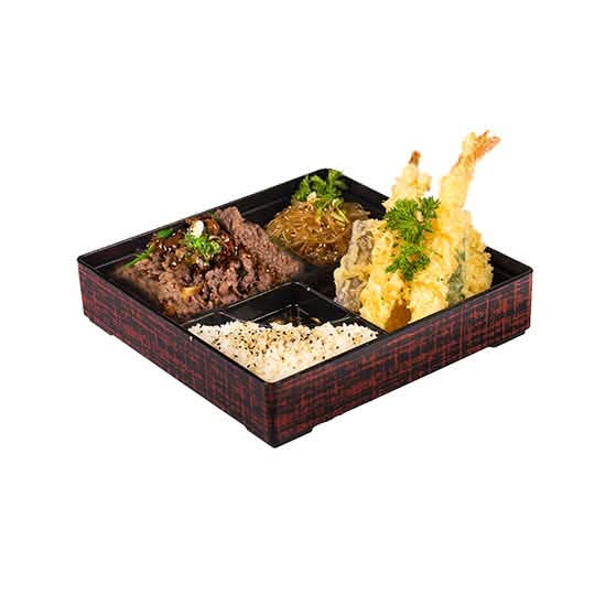 Teriyaki and Tempura Bento