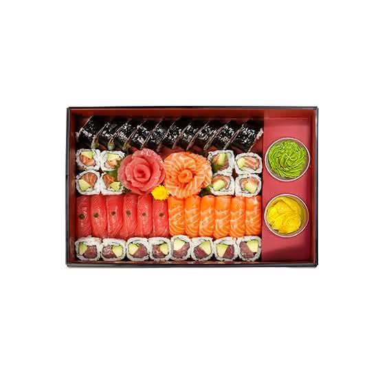Salmon and Tuna Platter (Gluten Free) (50 pcs)