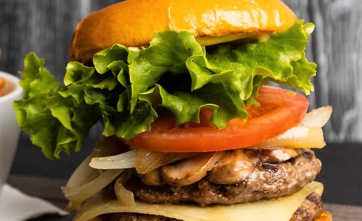 Mushroom Swiss Burger