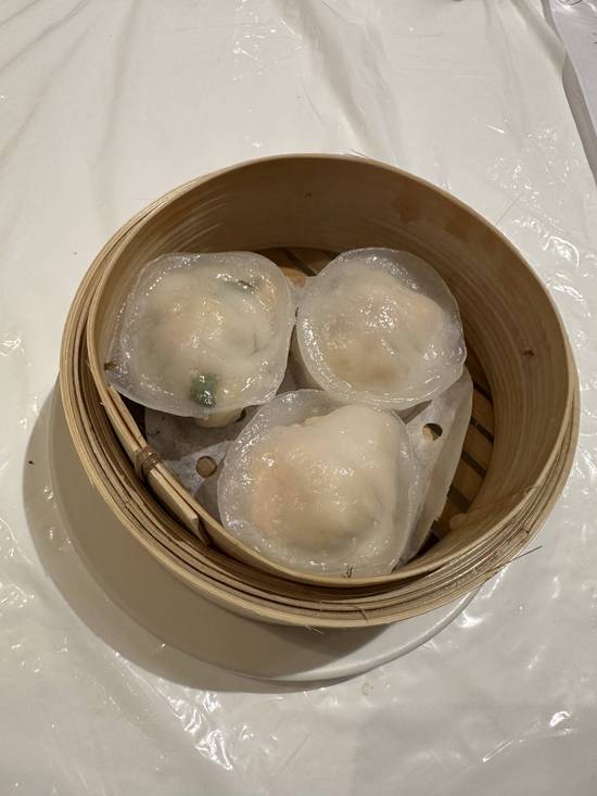 A8. Raviolis vapeur aux pétoncles (3) / Steamed Scallops Dumplings (3) 帶子餃