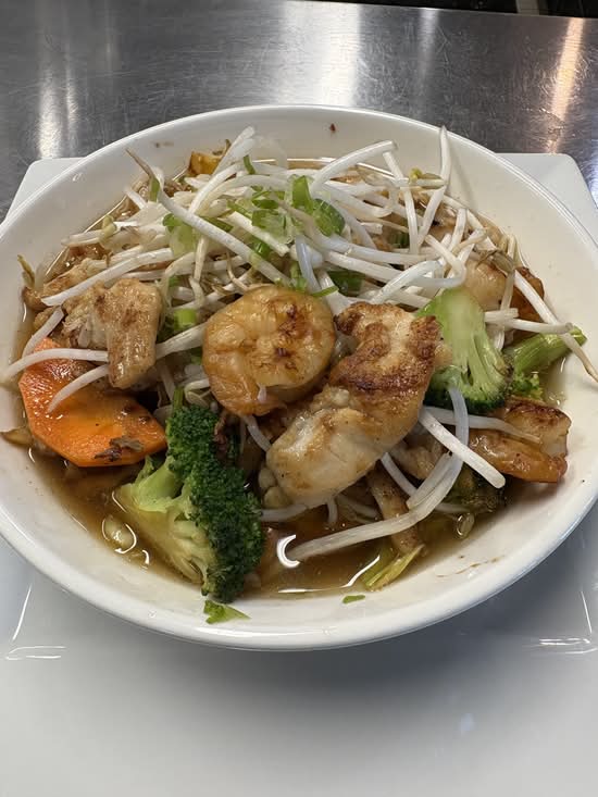 Chicken and Shrimp Noodle Soup