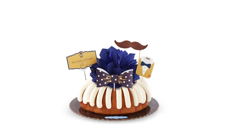 Best Dad A'round Big Decorated Bundt