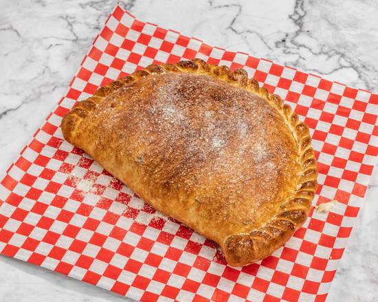 Two-Topping Calzone and Canned Pop