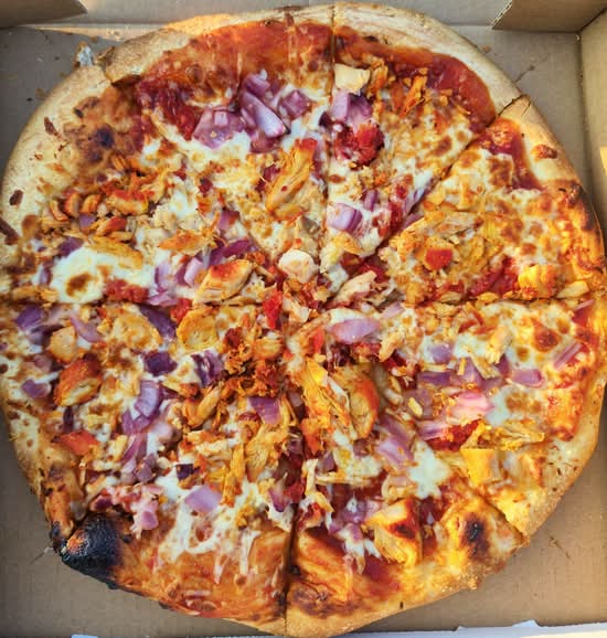 Grilled Chicken Pizza