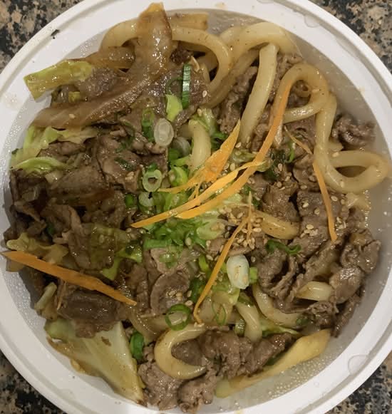 Beef Yaki Udon