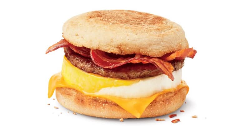 Double Stacked Breakfast Sandwich