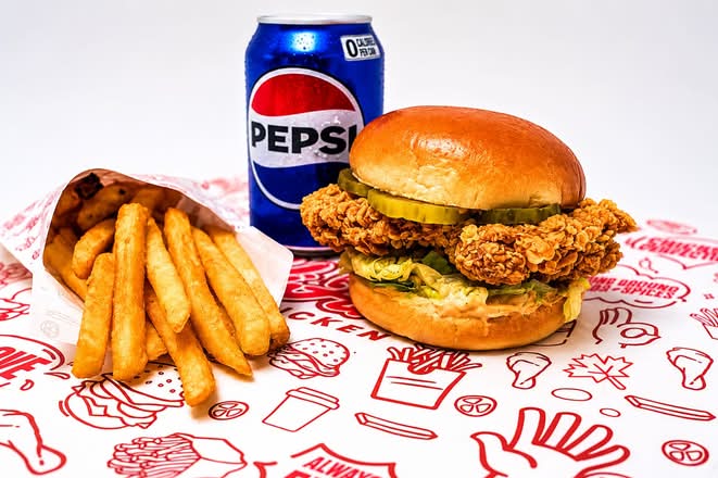 Home-style Fried Chicken Sandwich Meal