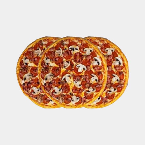 3 Large Pizzas