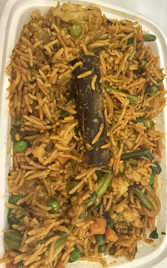 Avadhi Dum Biryani (Veg) & Mango Lassi