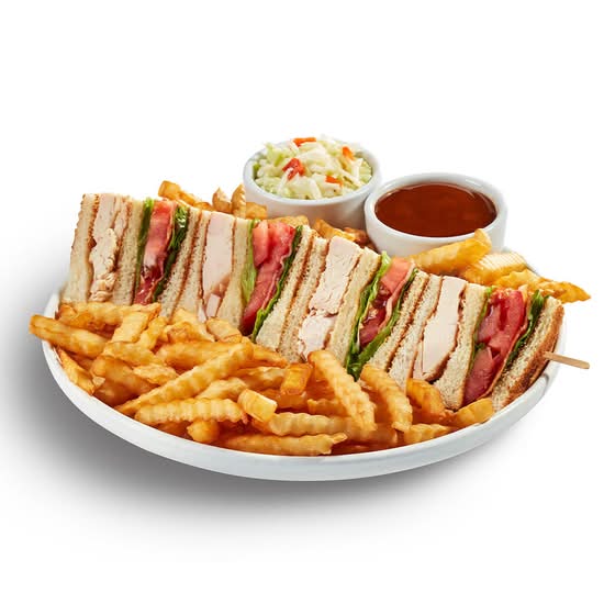 Club viande brune / Dark meat club sandwich