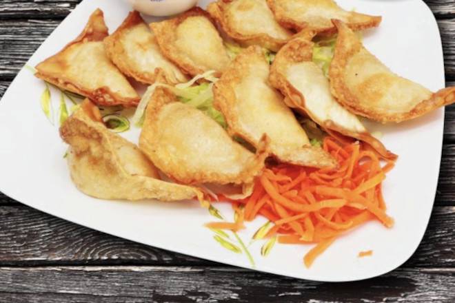 105. Deep Fried Wonton Cheese Crab Rangoon