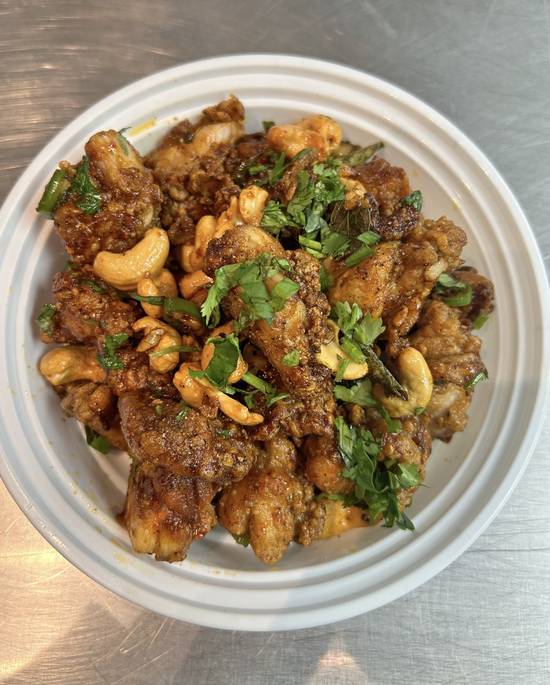 Crispy Garlic Cashew Chicken