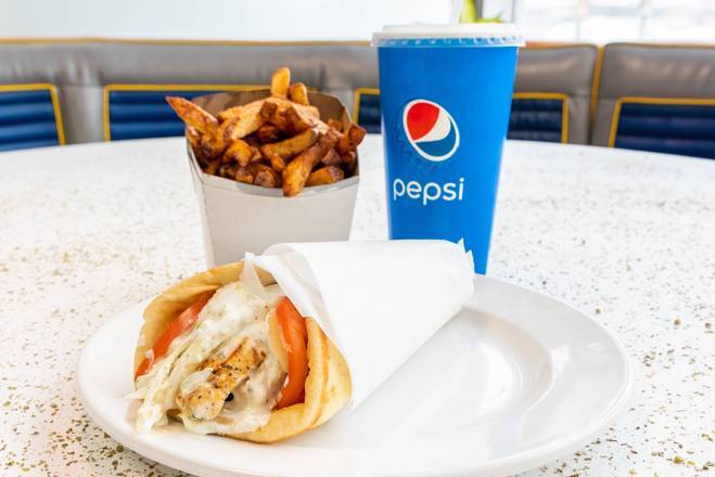 Trio souvlaki au poulet / Chicken Souvlaki Trio