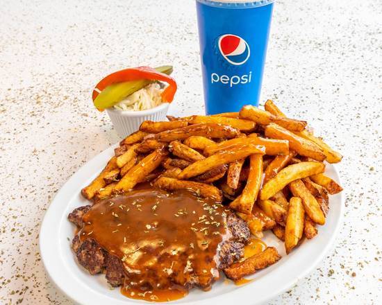 Hamburger Steak Trio