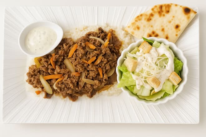 Beef Bulgogi with a Mini Side Salad