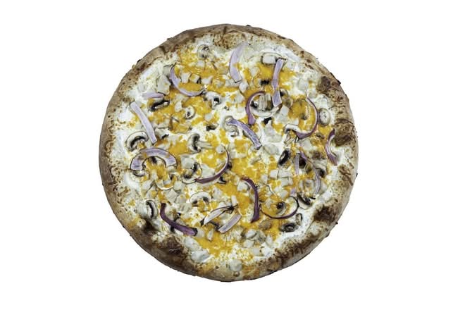 Wild Mushroom Chicken Pizza
